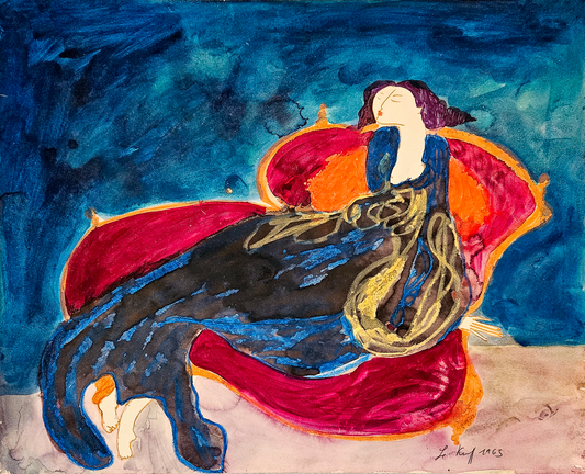 Alberta - Aquarelle et pastels, par Linda Le Kinff