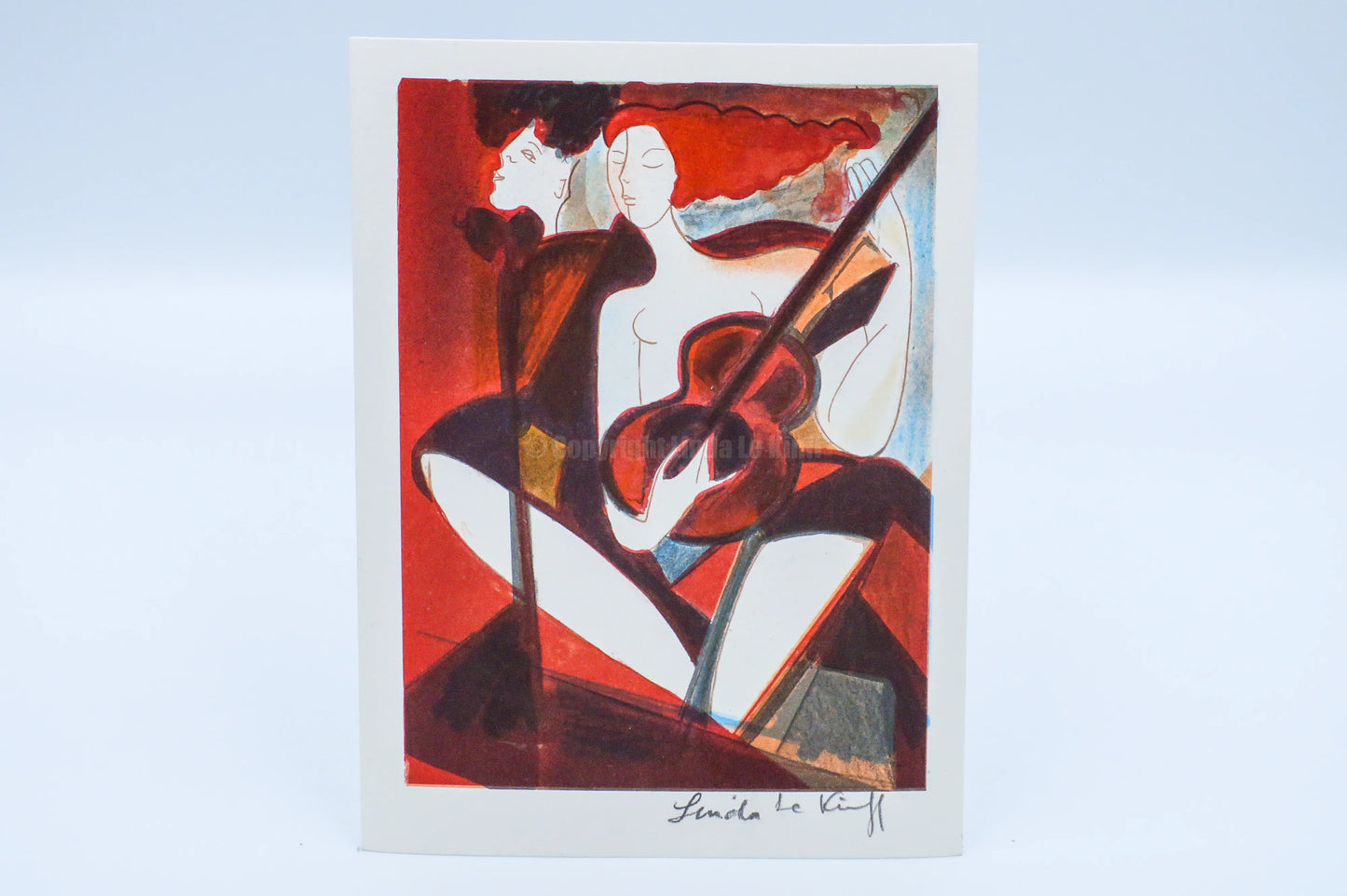 Mini lithograph No. 2 series of 16 Classics by Linda Le Kinff