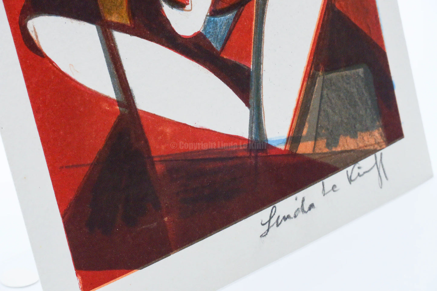 Mini lithograph No. 2 series of 16 Classics by Linda Le Kinff