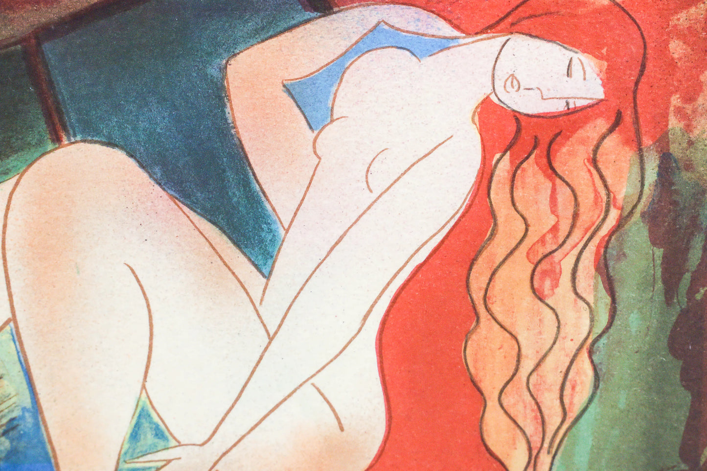 Mini lithograph No. 3 series of 16 Classics by Linda Le Kinff