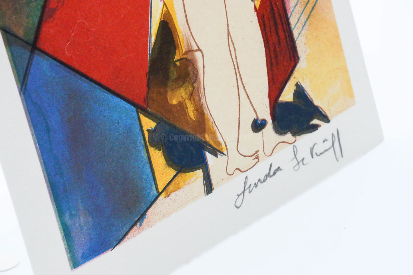 Mini lithograph No. 7 series of 16 Classics by Linda Le Kinff