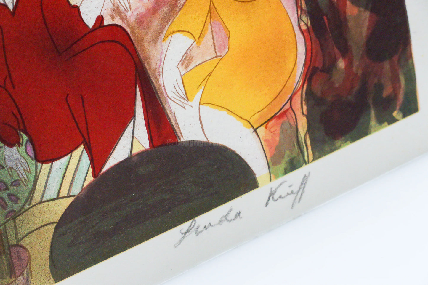 Mini lithograph No. 10 series of 16 Classics by Linda Le Kinff