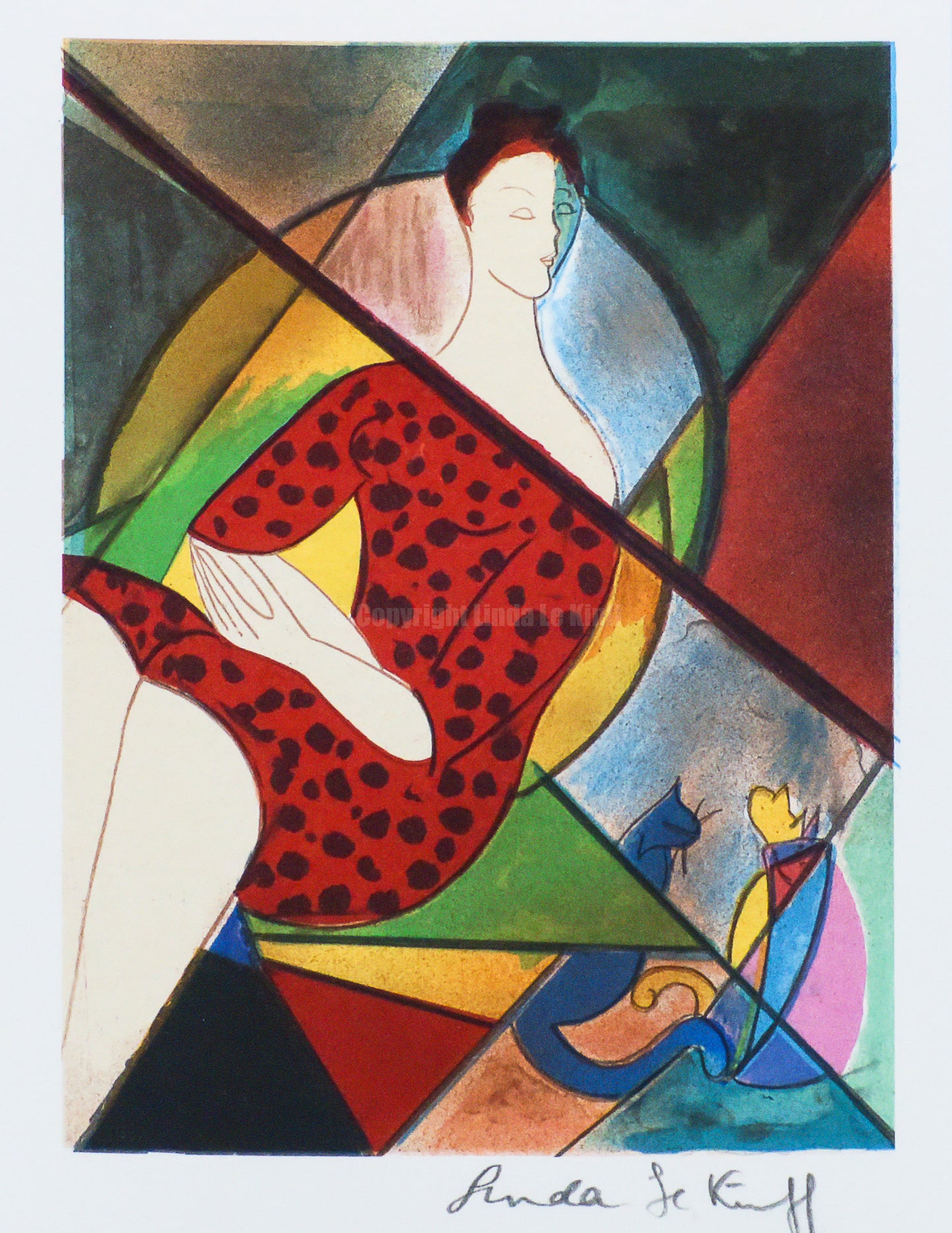 Mini lithographie N°12 série des 16 Classiques par Linda Le Kinff