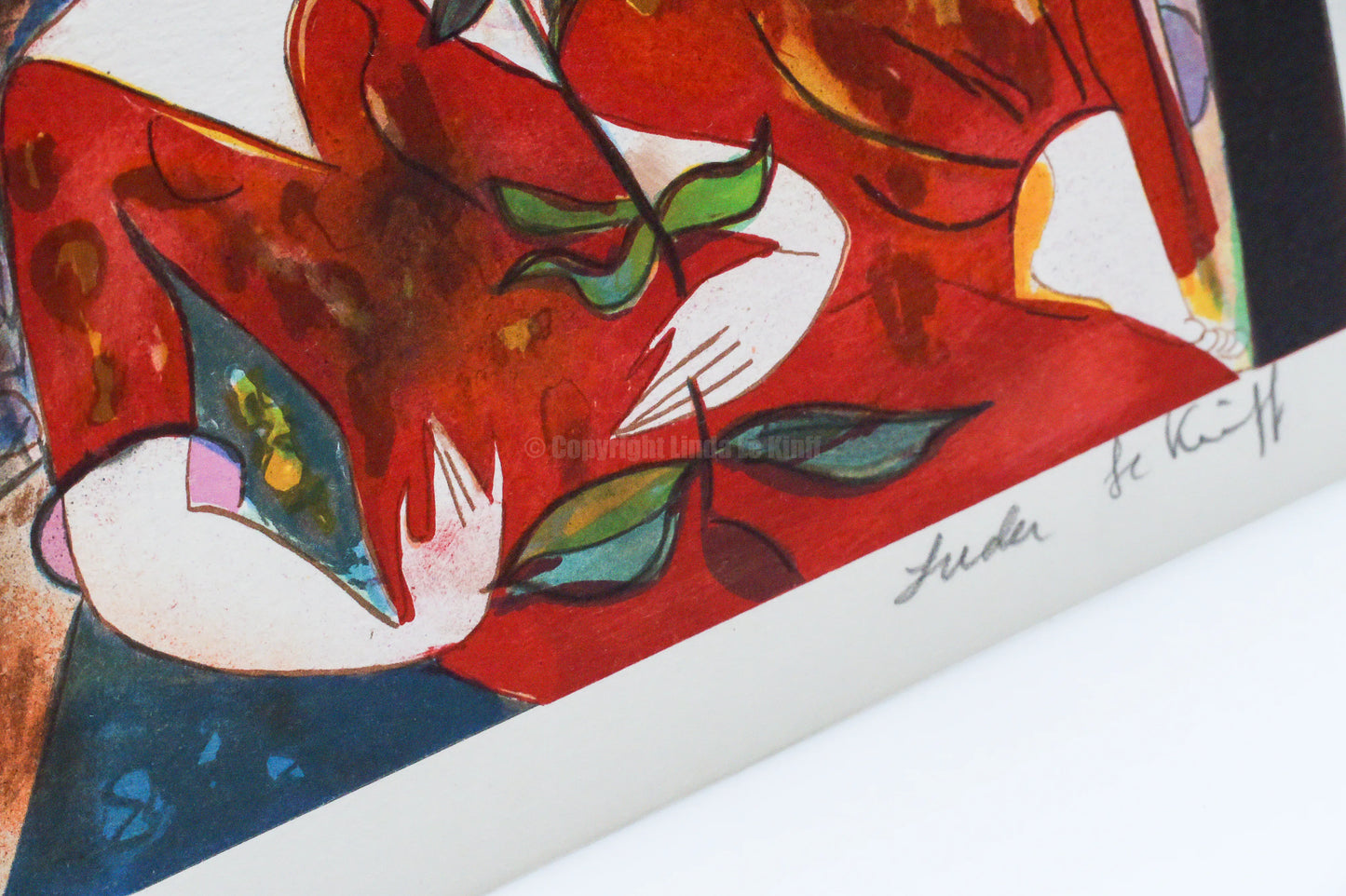 Mini lithograph No. 14 series of 16 Classics by Linda Le Kinff