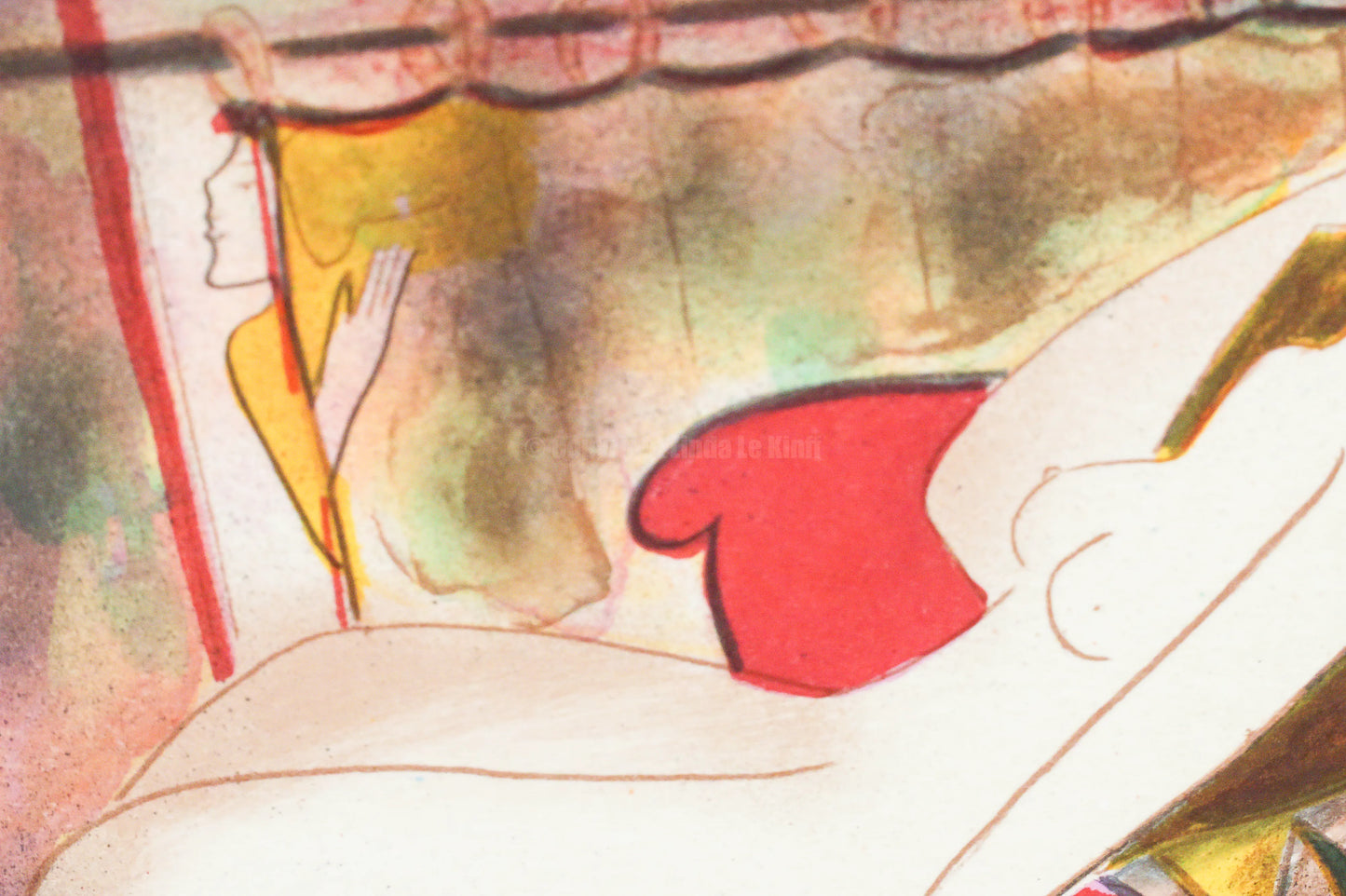 Mini lithograph No. 15 series of 16 Classics by Linda Le Kinff