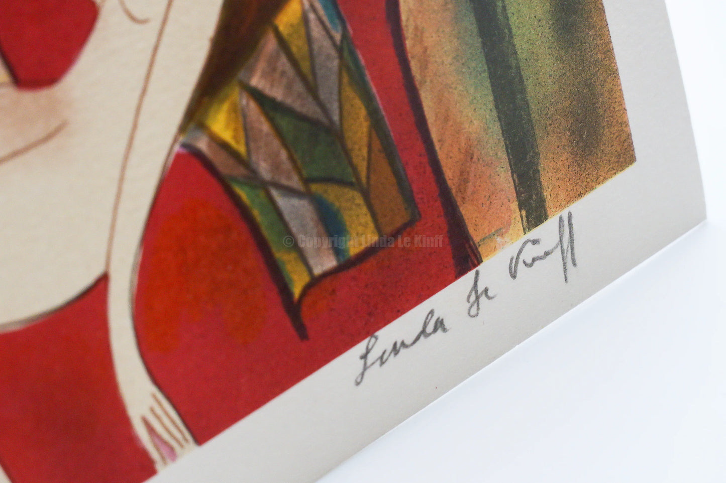 Mini lithograph No. 15 series of 16 Classics by Linda Le Kinff