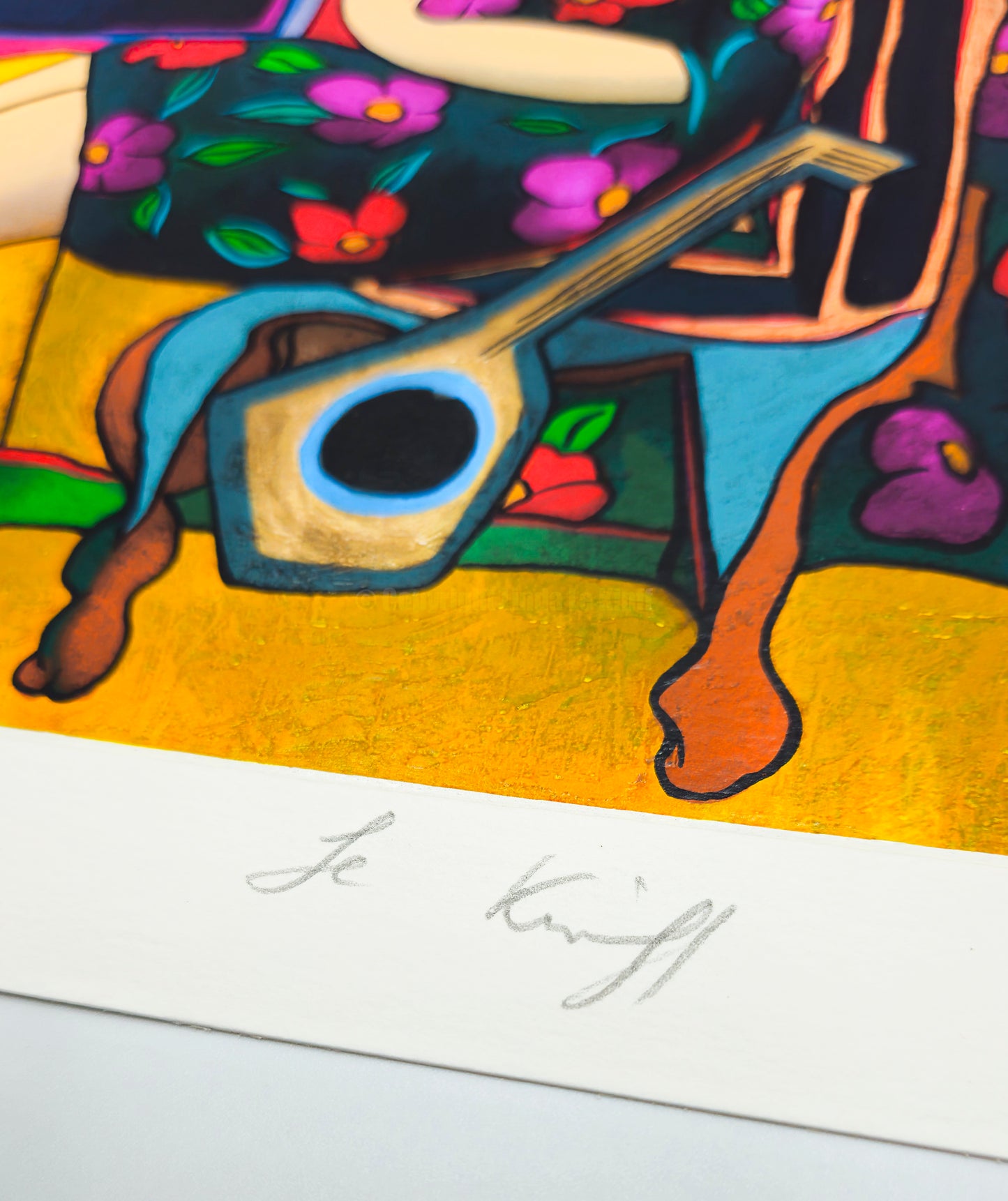 "Agatha at the Moon" – Screenprint by Linda Le Kinff on Arches Paper