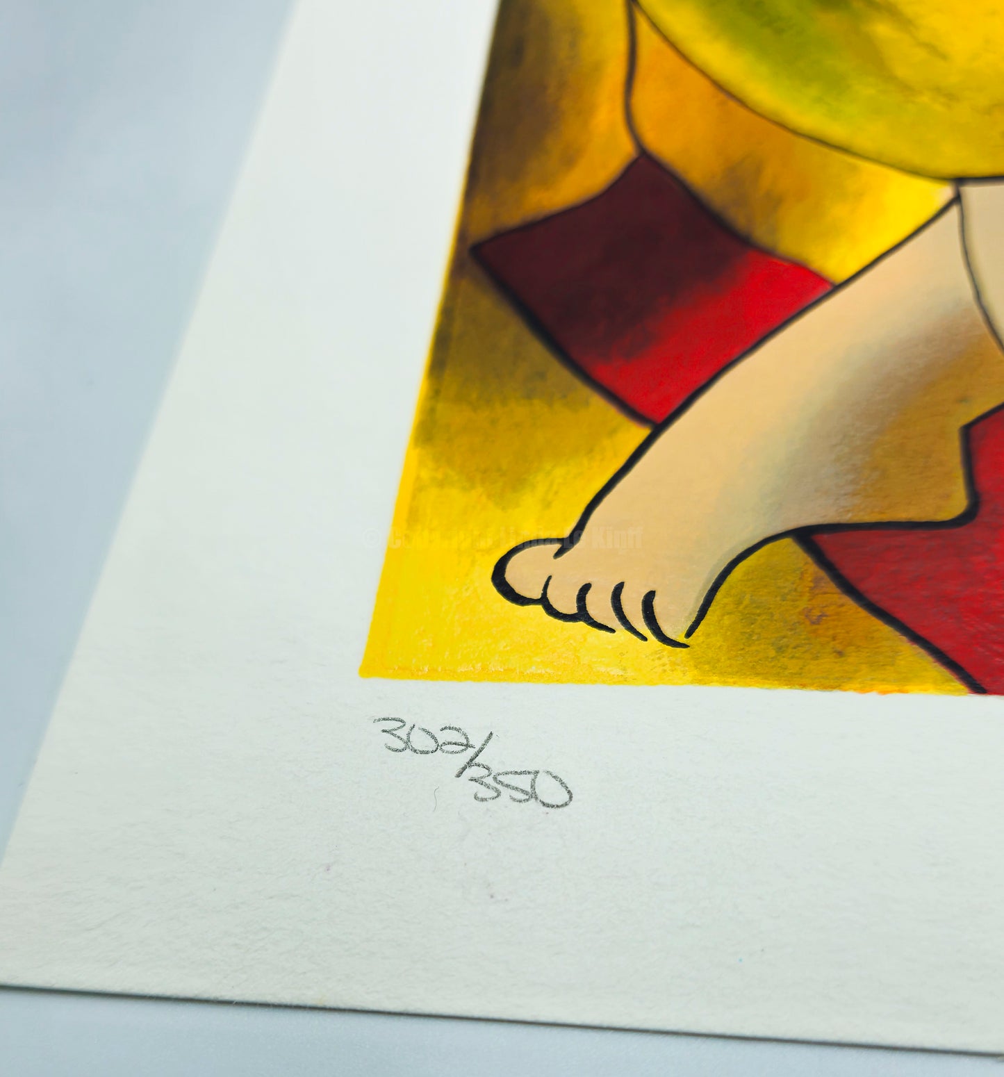 “Audacity” – Screenprint by Linda Le Kinff on Arches Paper