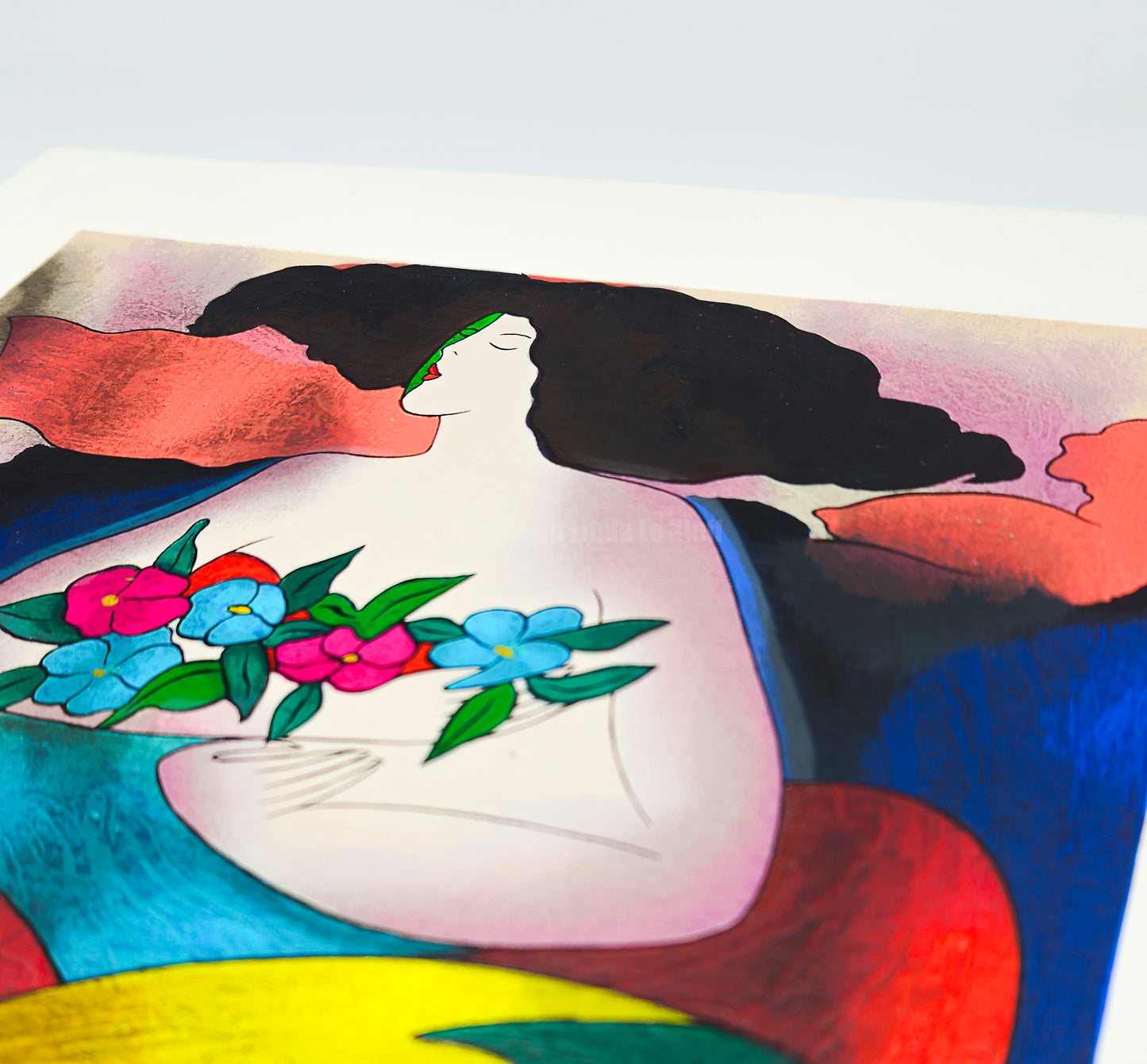 “Hello” – Screenprint by Linda Le Kinff on Arches Paper