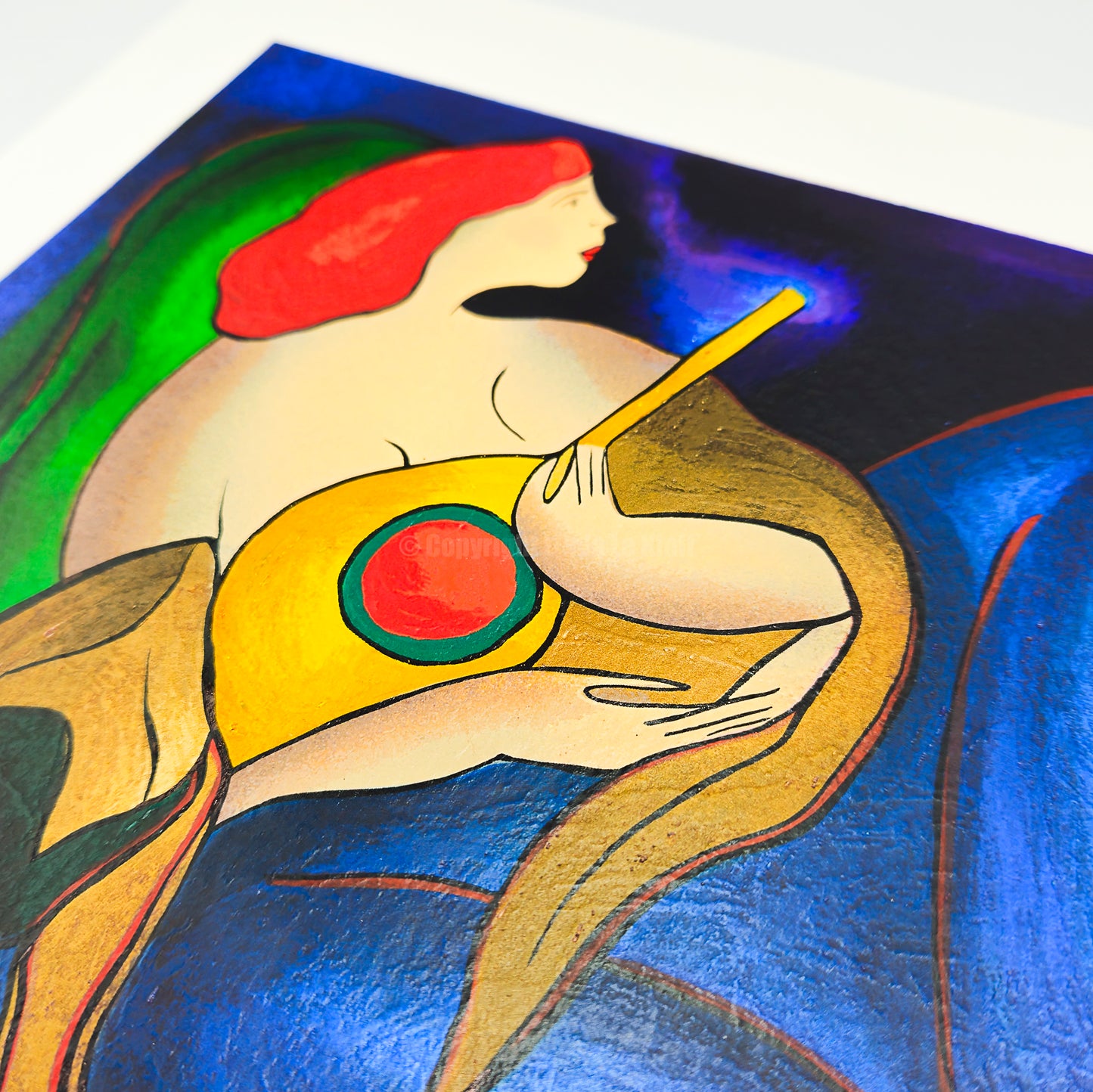 "Cythare Magique" – Screenprint by Linda Le Kinff on Arches Paper