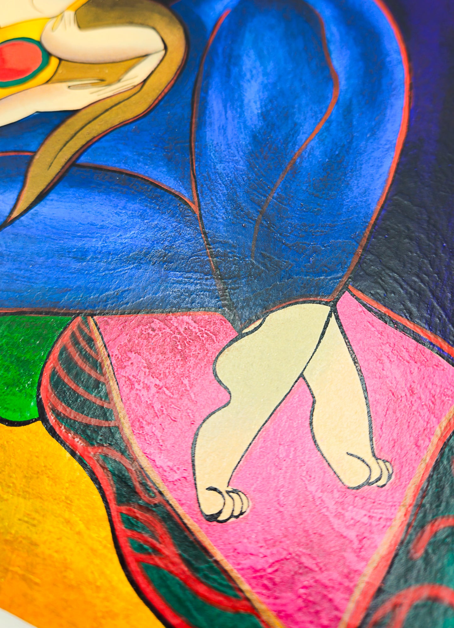 "Cythare Magique" – Screenprint by Linda Le Kinff on Arches Paper