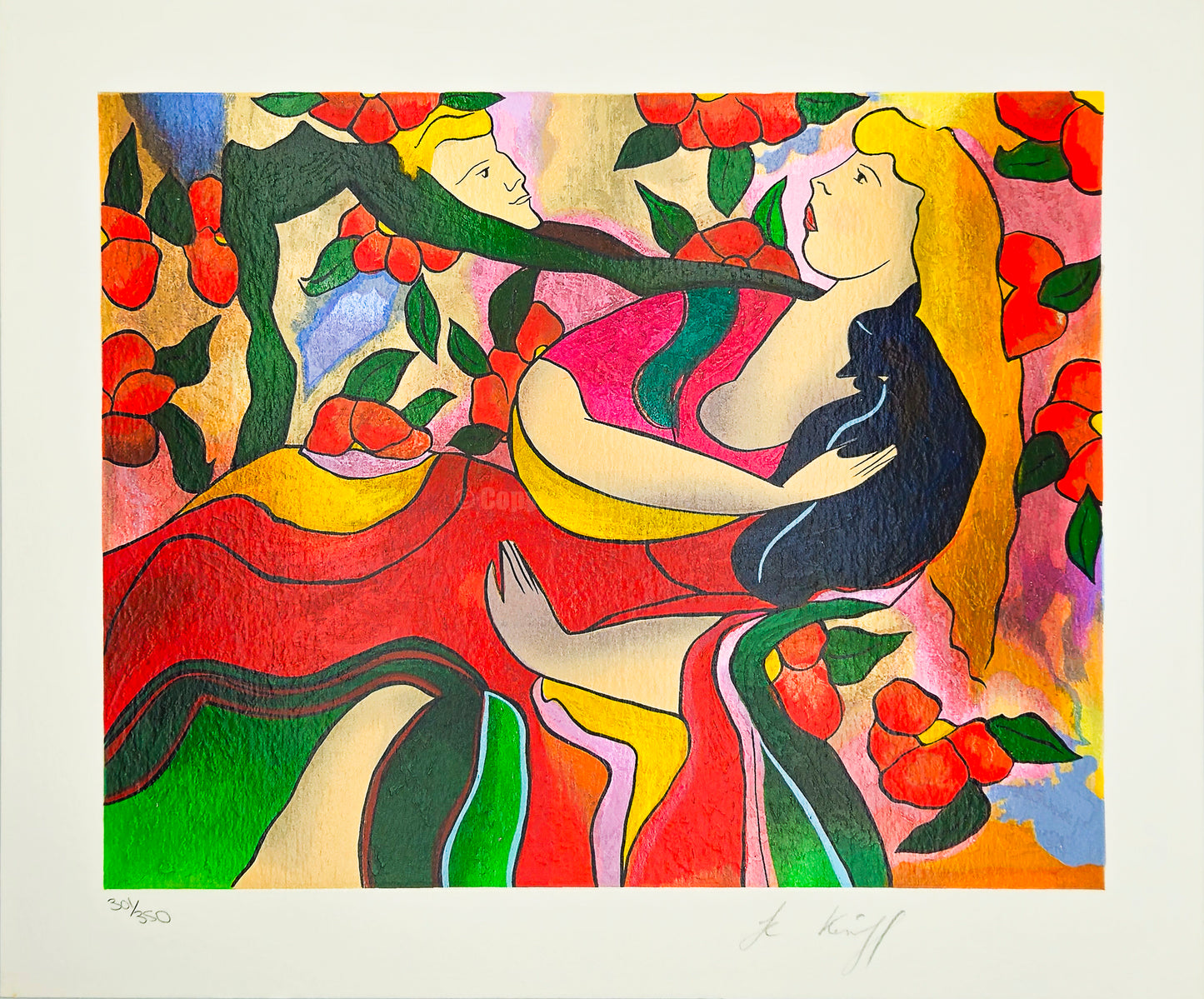 "Mouna" – Screenprint by Linda Le Kinff on Arches paper