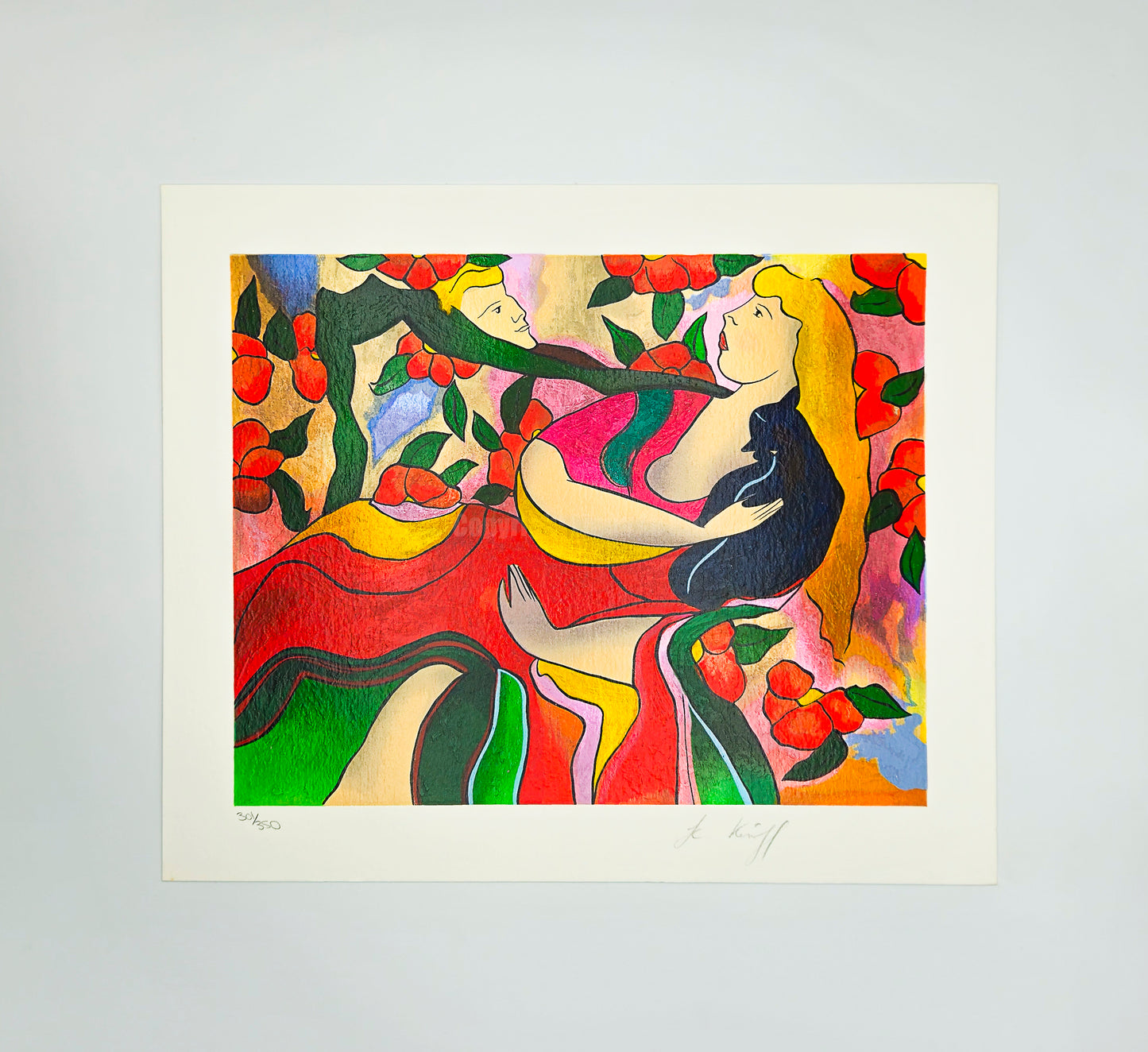 "Mouna" – Screenprint by Linda Le Kinff on Arches paper