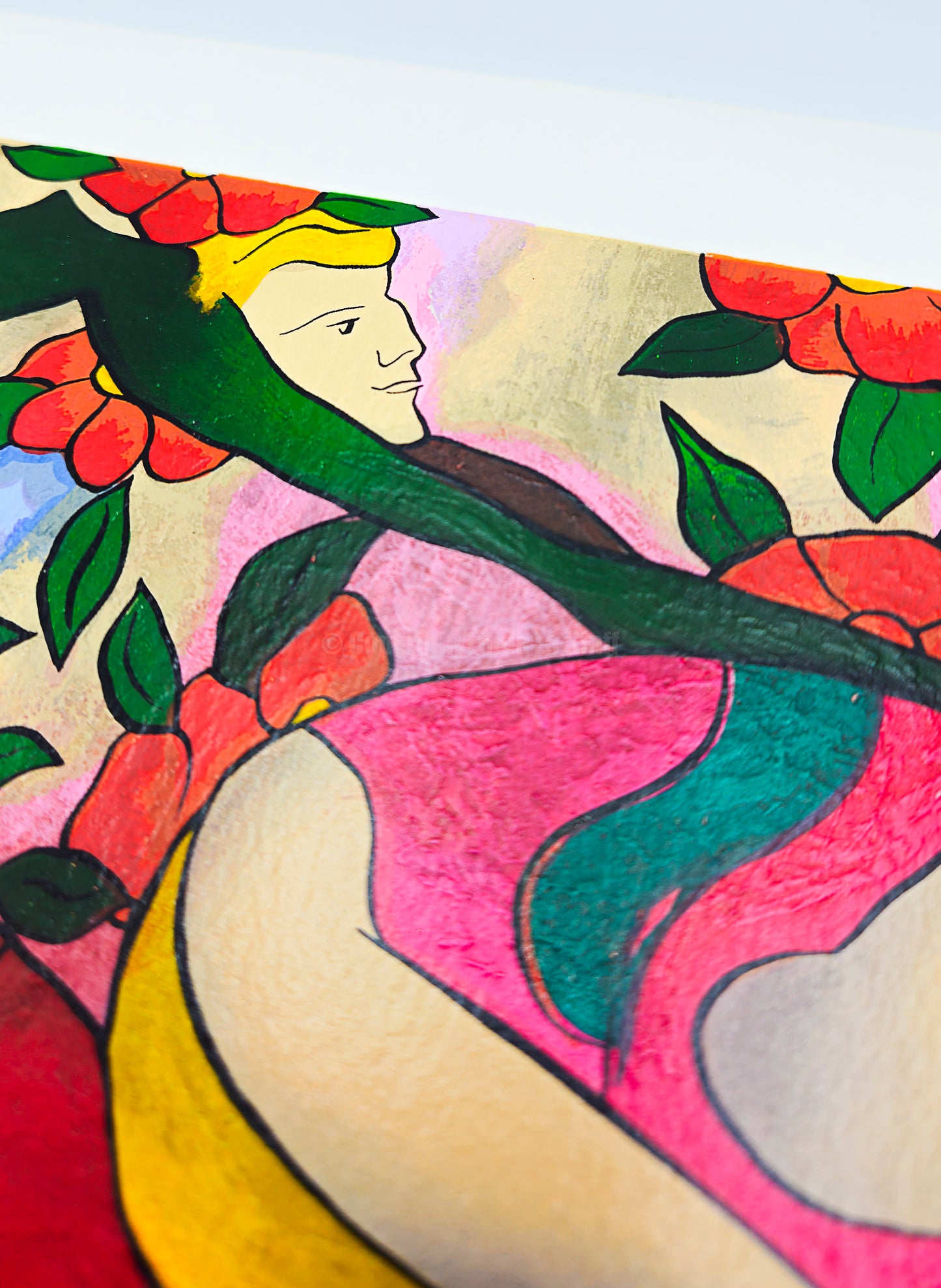 "Mouna" – Screenprint by Linda Le Kinff on Arches paper