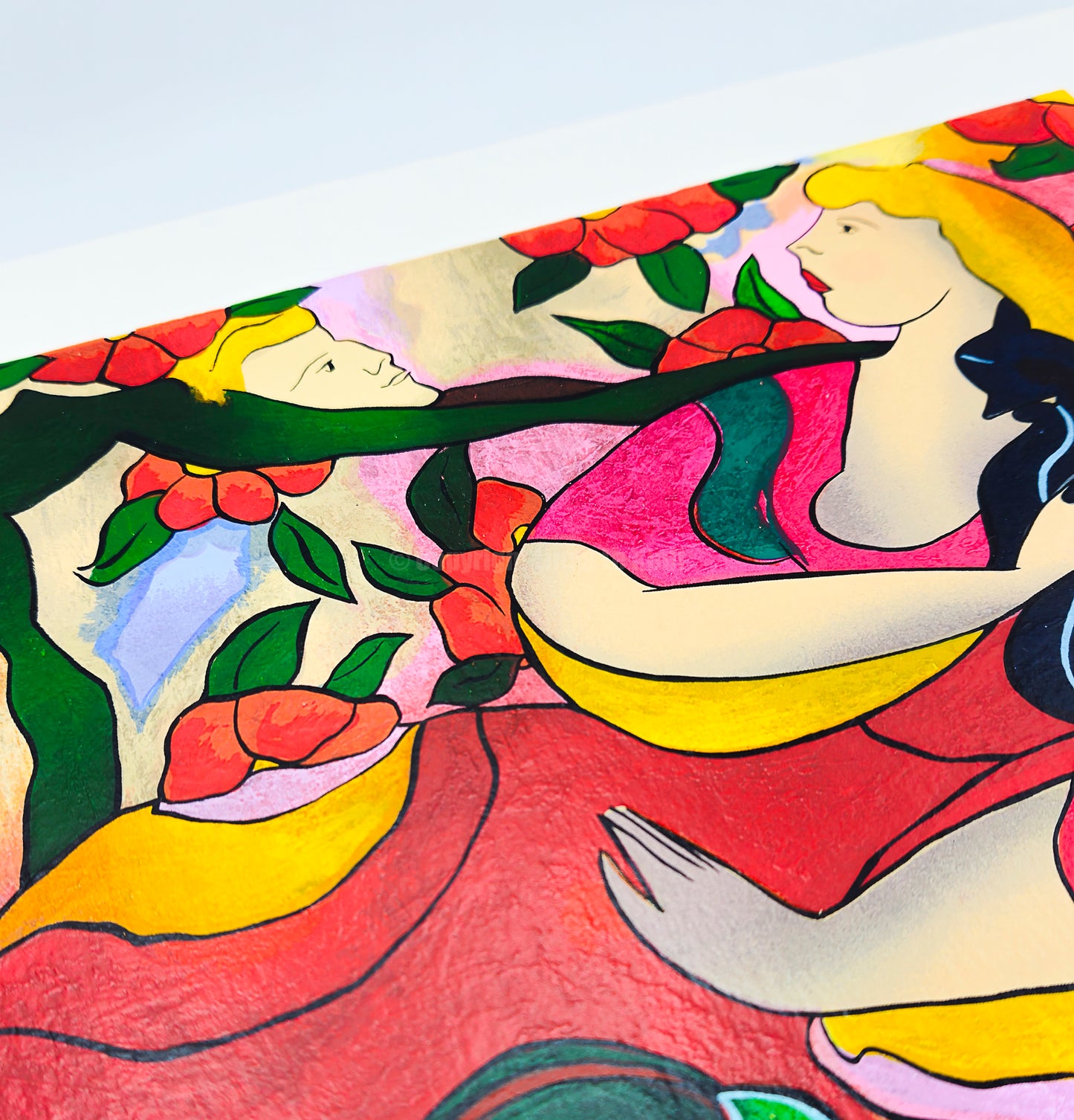 "Mouna" – Screenprint by Linda Le Kinff on Arches paper