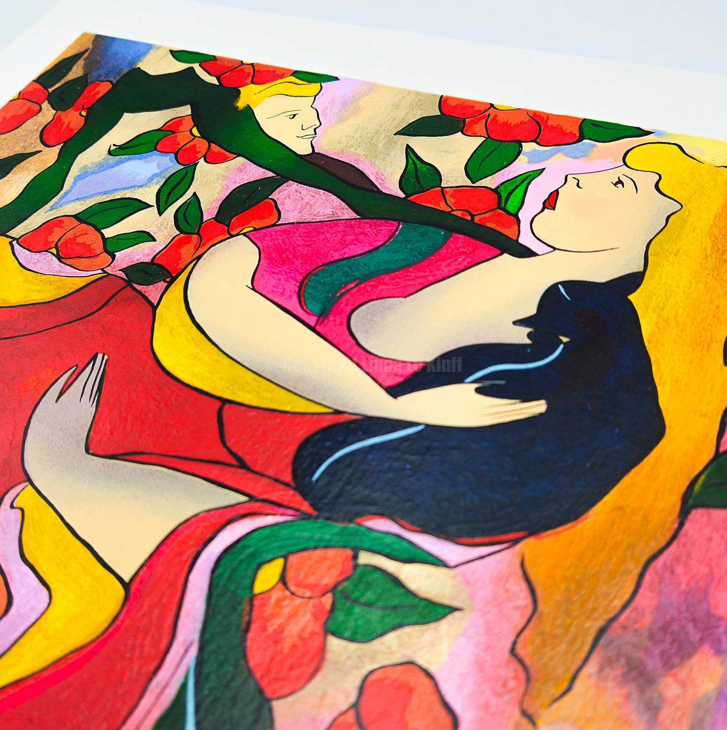 "Mouna" – Screenprint by Linda Le Kinff on Arches paper