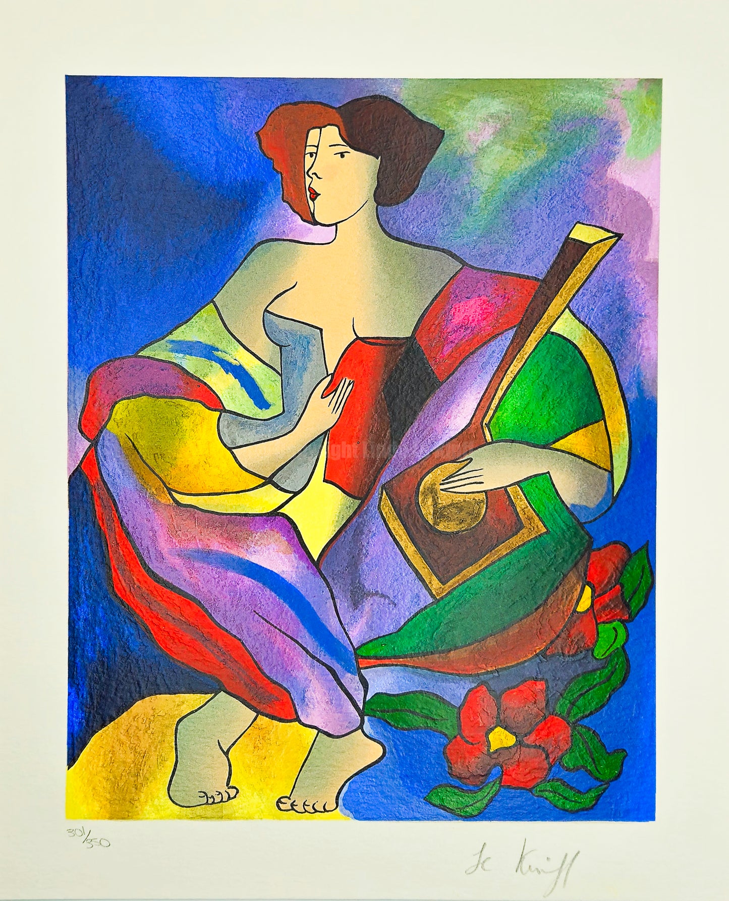"Night of the Orient" – Screenprint by Linda Le Kinff on Arches paper