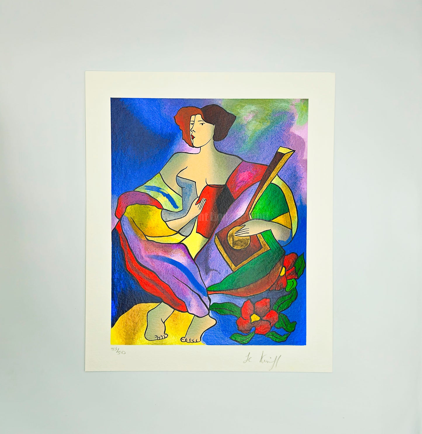 "Night of the Orient" – Screenprint by Linda Le Kinff on Arches paper