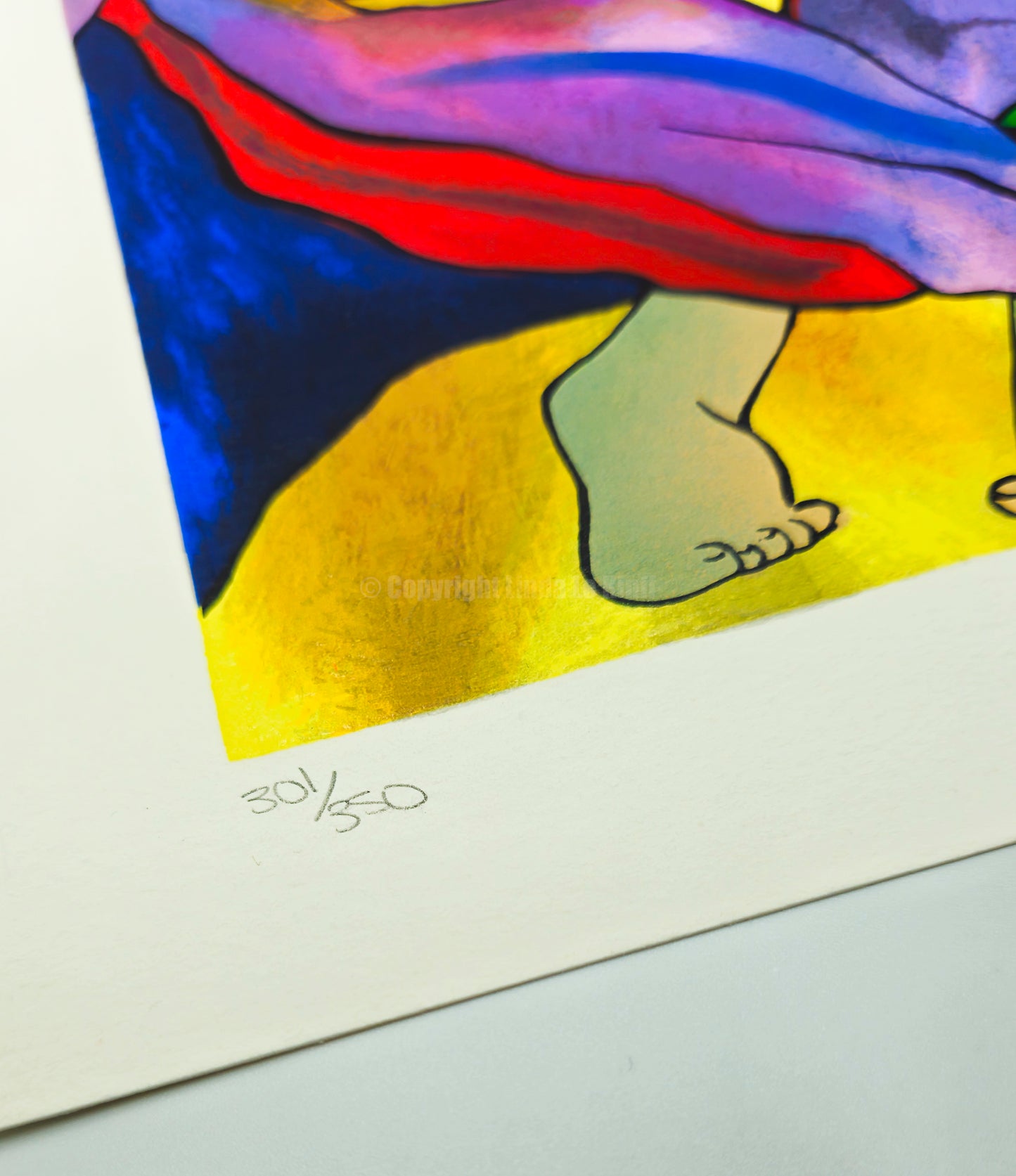 "Night of the Orient" – Screenprint by Linda Le Kinff on Arches paper