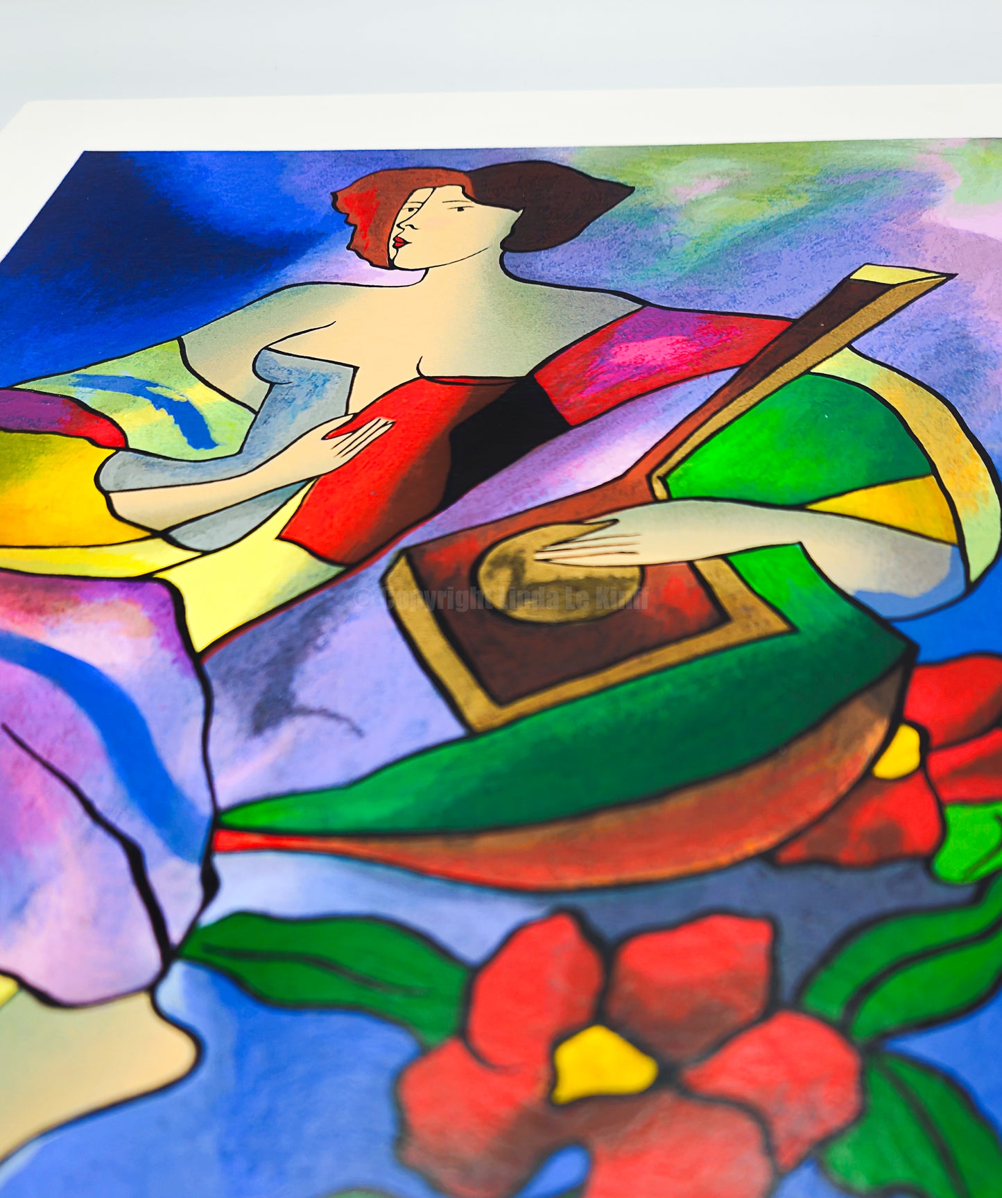 "Night of the Orient" – Screenprint by Linda Le Kinff on Arches paper