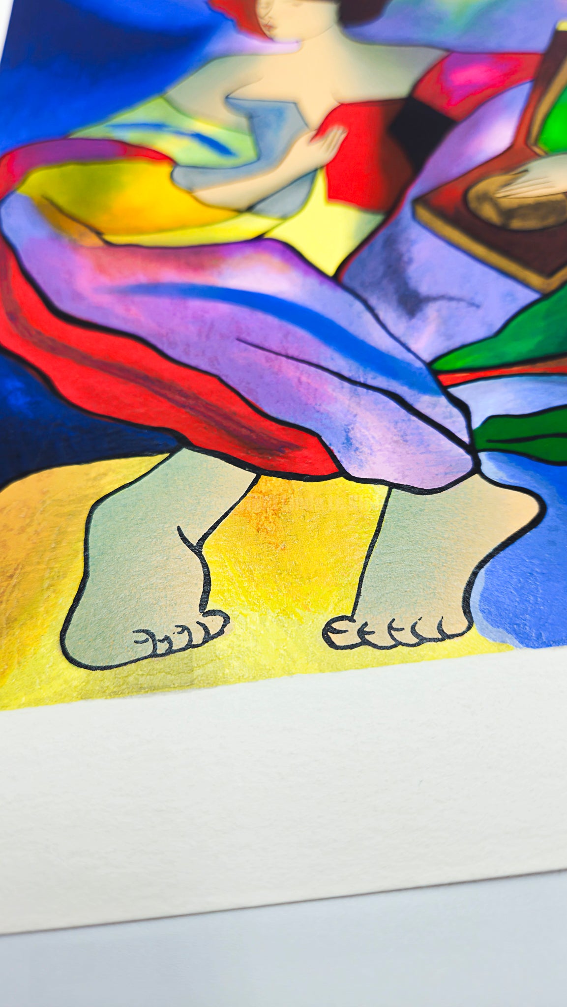 "Night of the Orient" – Screenprint by Linda Le Kinff on Arches paper