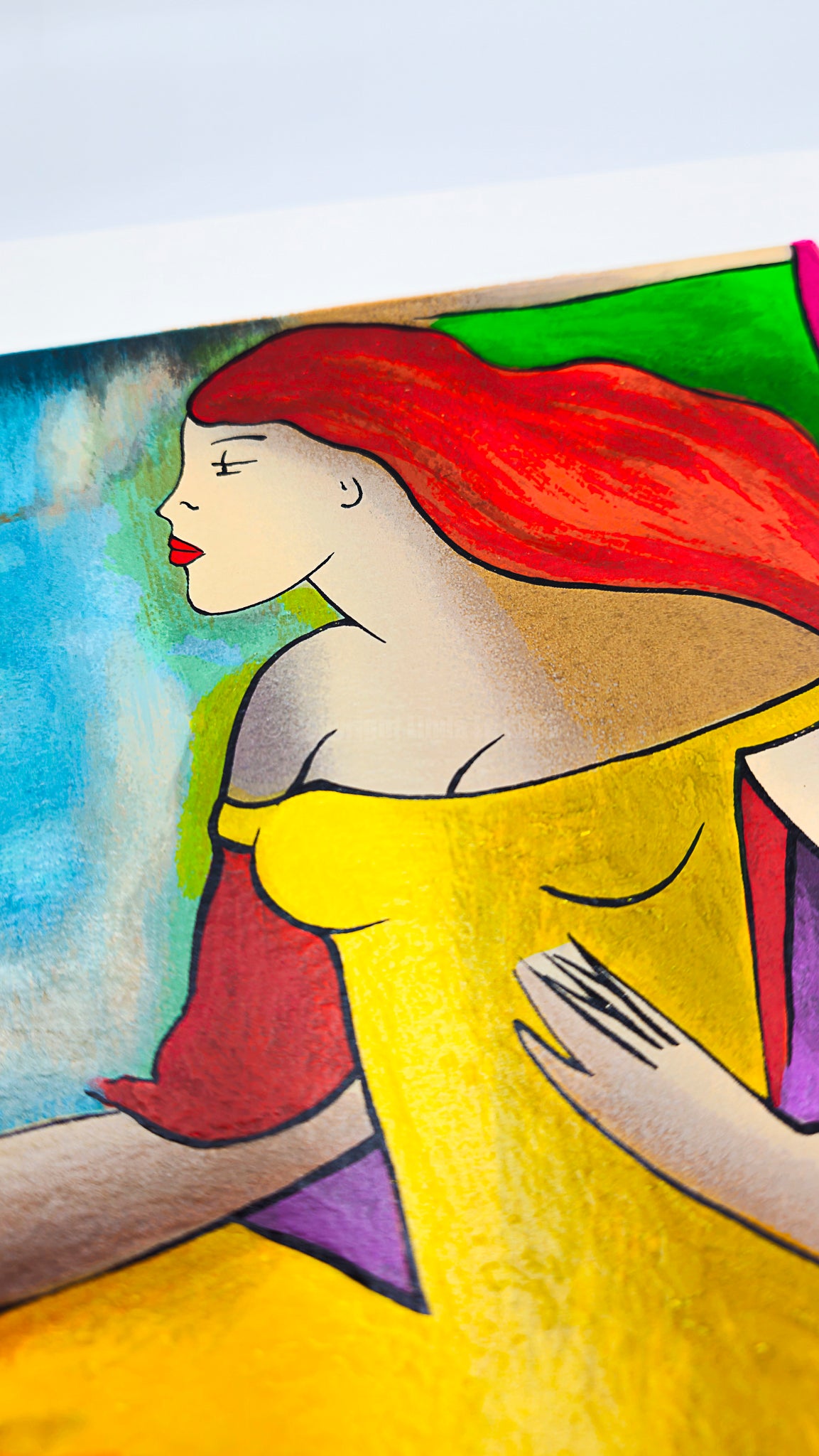"Something" – Screenprint by Linda Le Kinff on Arches paper