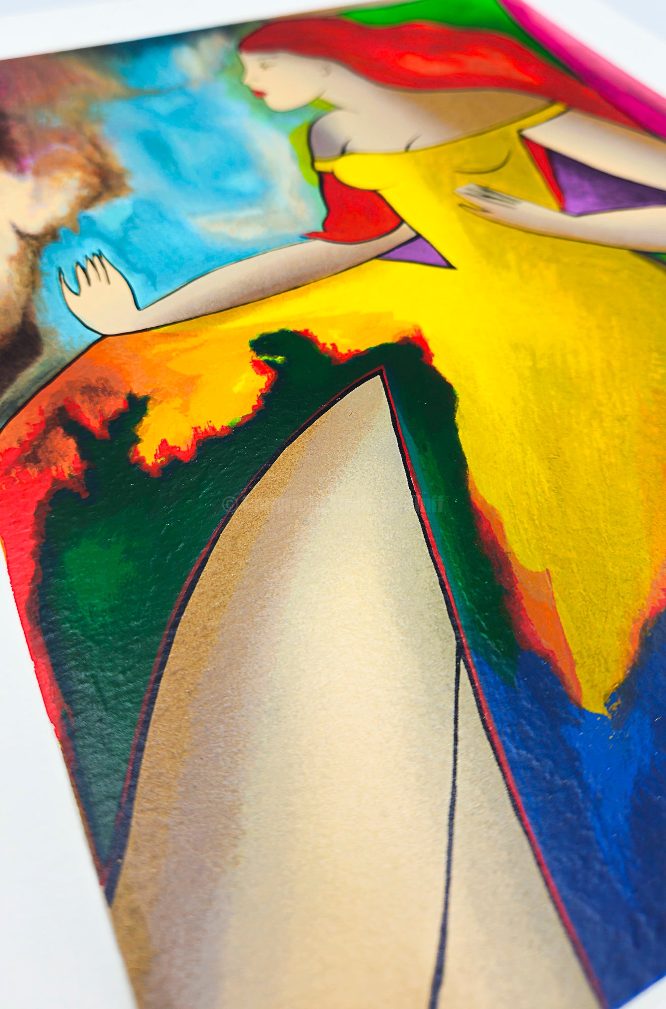 "Something" – Screenprint by Linda Le Kinff on Arches paper