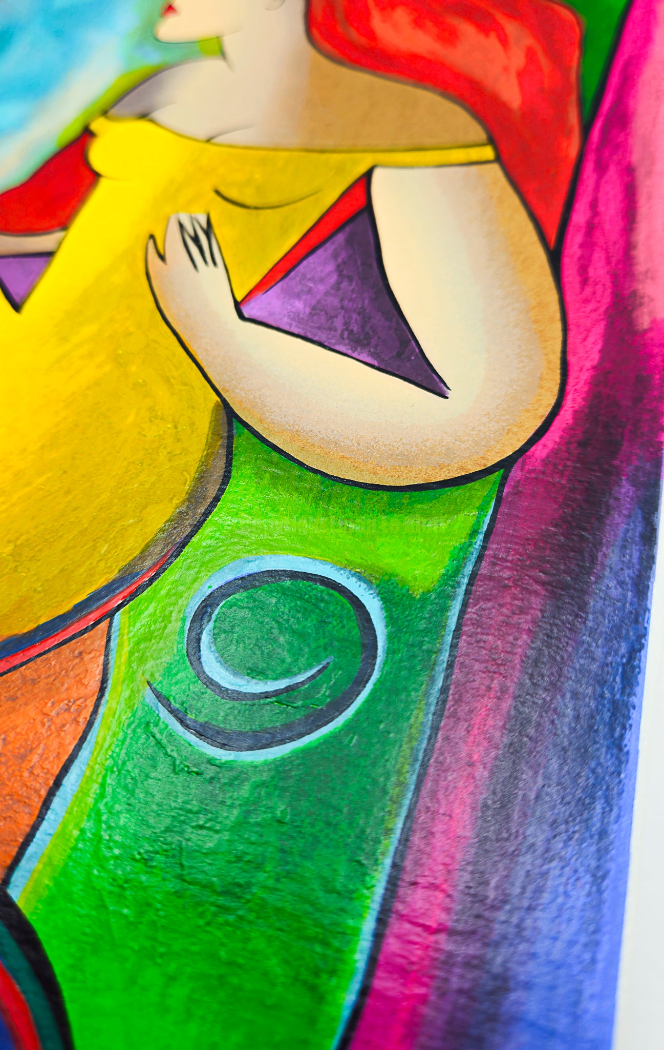 "Something" – Screenprint by Linda Le Kinff on Arches paper