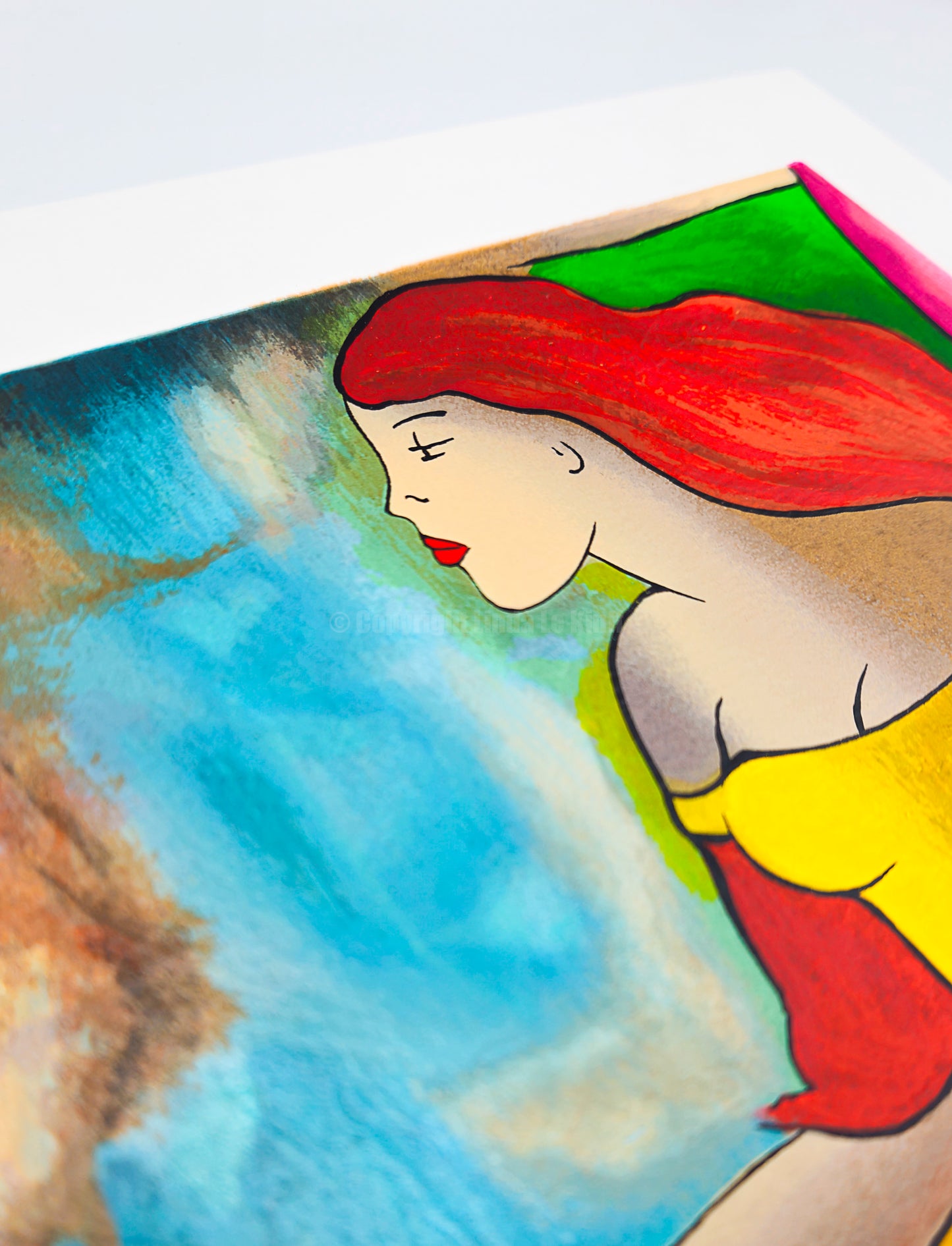 "Something" – Screenprint by Linda Le Kinff on Arches paper