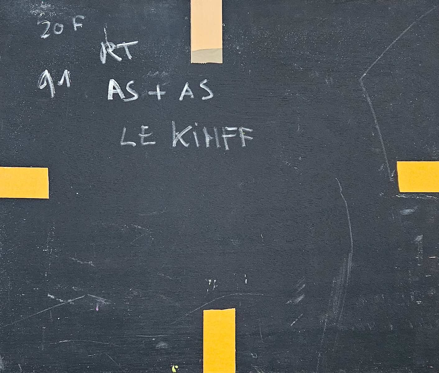 AS + AS - Acrylique sur bois, par Linda Le Kinff