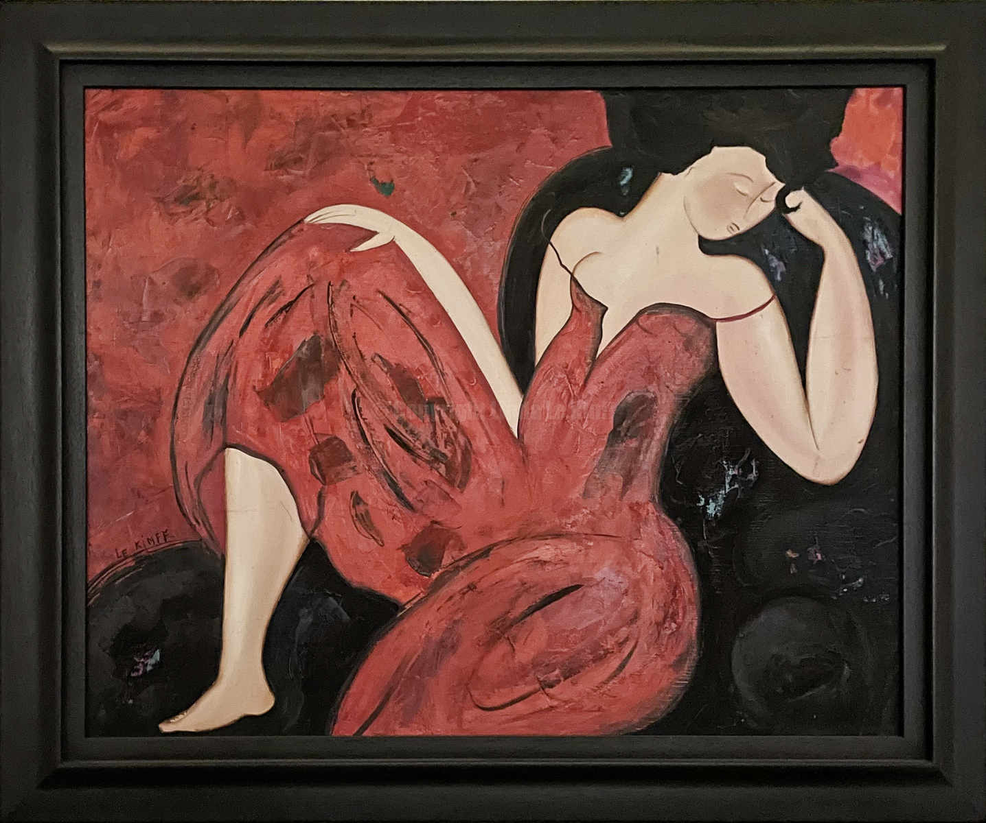 Elle - Acrylique sur toile - 1988